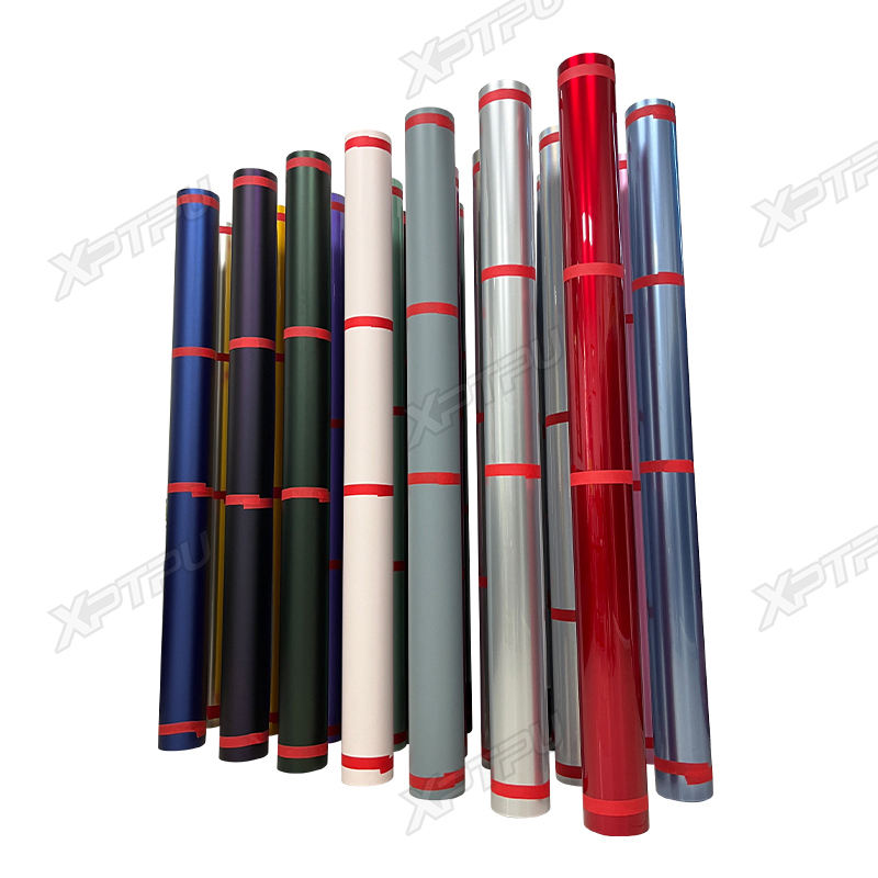 XPTPU Wholesale Top Selling PET PVC High Gloss Color Automotive Wrap Film Vinyl Car Wrap Film Vinyl Wrap - Image 3