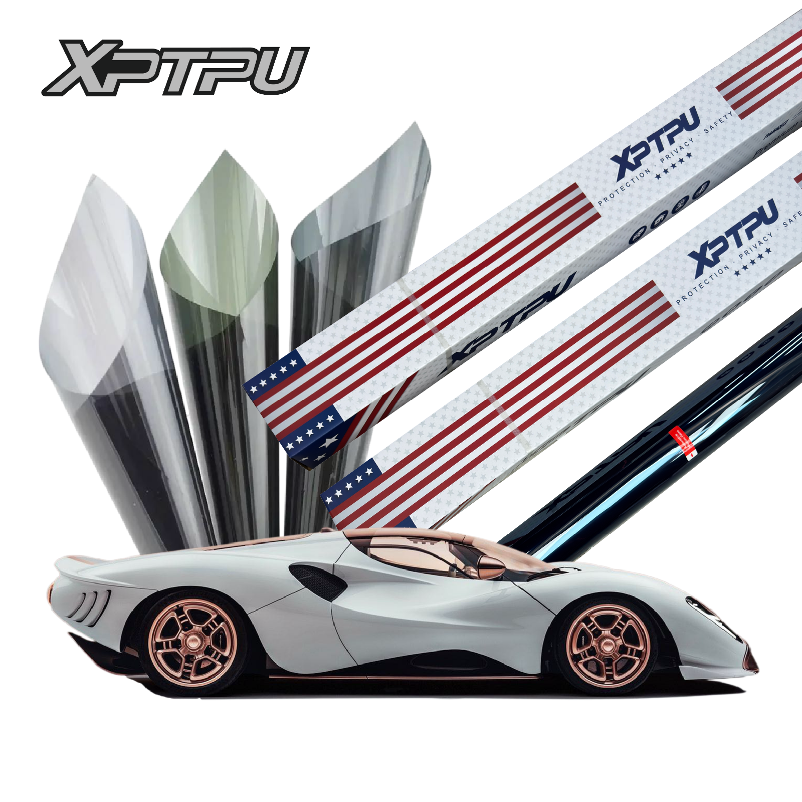 2mil UV Protection Window Film Heat Insulation PET Car Window Film with Solar Nano Carbon Ceramic